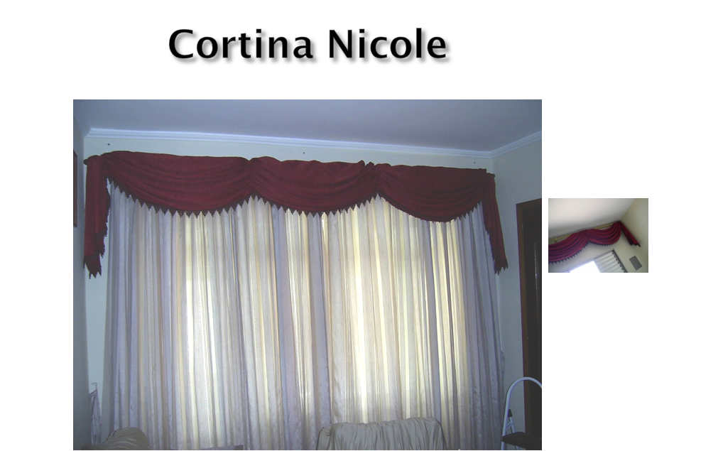 Cortina Nicole simples