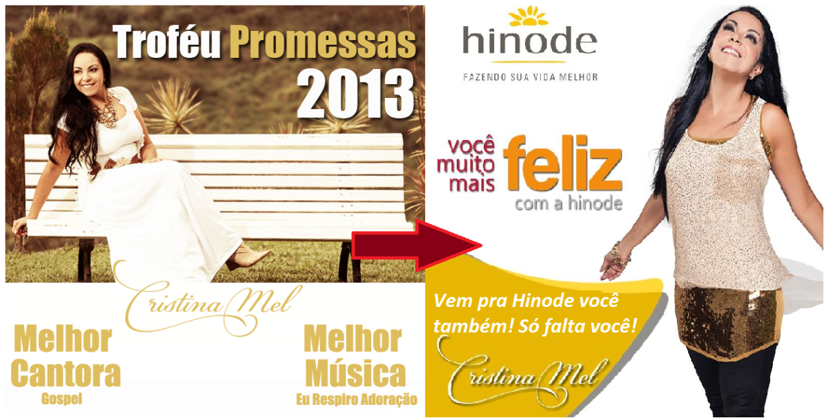 Cantora Gospel Cristina Mel na Hinode