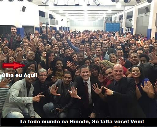 Tá todo mundo na Hinode, só falta você! Vem!