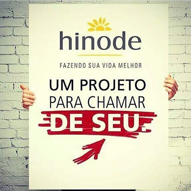 Hinode projeto pra chamar de seu! Emprego sem desemprego