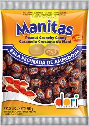 BALA DE AMENDOIM MANITAS DORI 700G