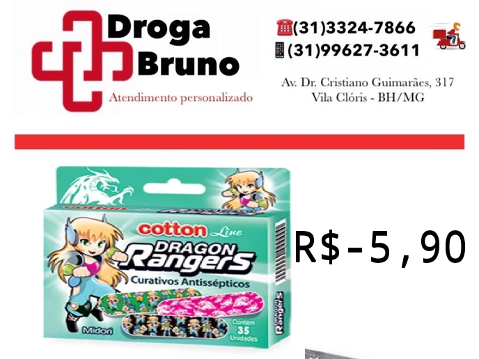 Cotton curativo drogaria Bruno