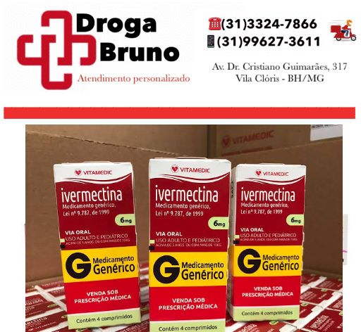 Ivermectina preço Drogaria Bruno