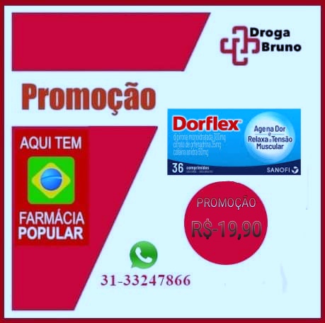 Dorflex tradicional preço drogaria bruno