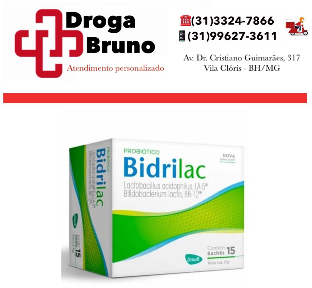 BIDRILAC preço bula