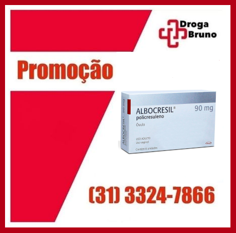 ALBOCRESIL® Policresuleno Solução Concentrada - Óvulos - Gel