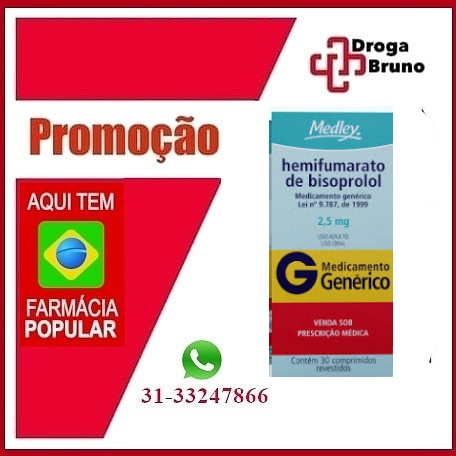 Bisoprolol preço bh