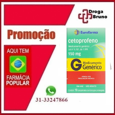 Cetoprofeno 150mg preço bh