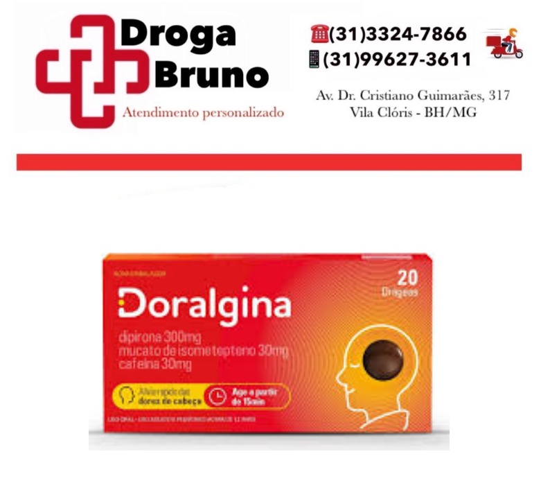 Doralgina promoção drogaria Bruno