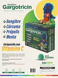 Pastilha garganta gargotricin 