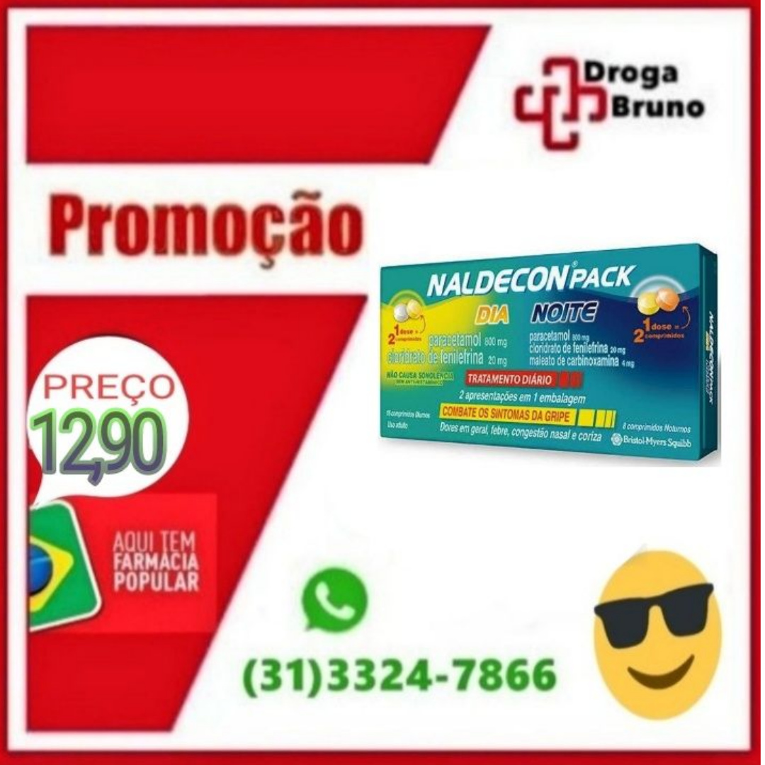 Naldecon pack preço bh drogaria bruno