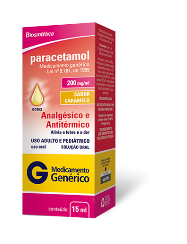 Paracetamol gotas preço bh