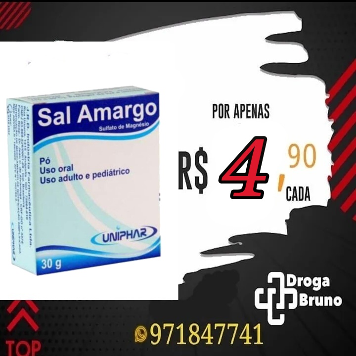 Sal amargo preço bh