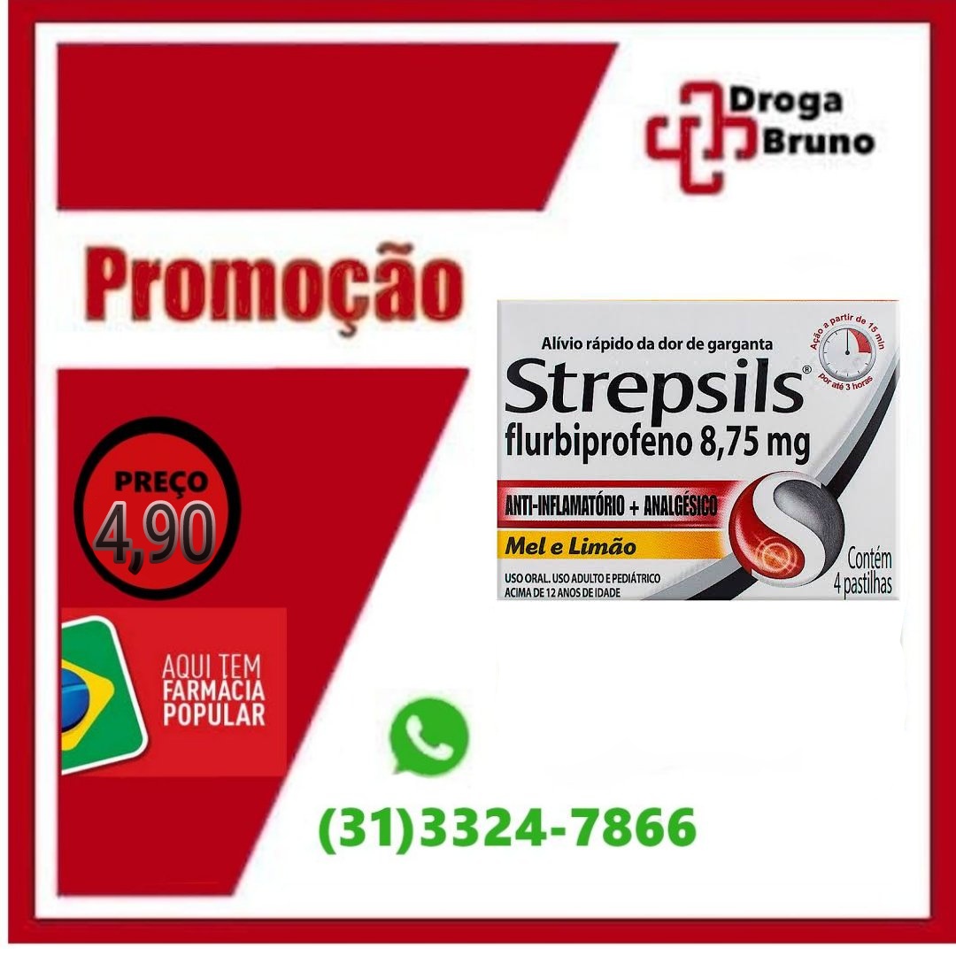 Strepsil pastilha preço