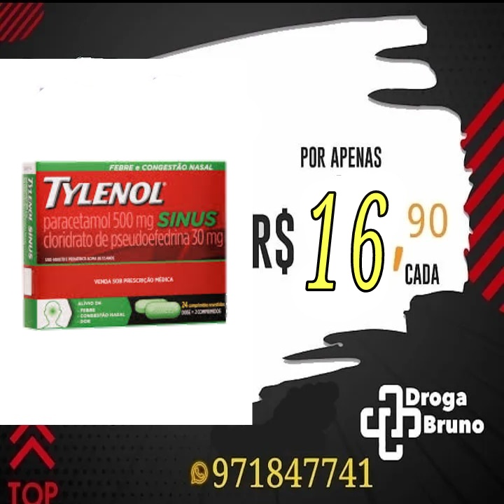 Tylenol sinus preço bh