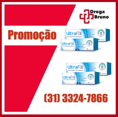 ultrafix preço  Fixador de Dentadura UltraFix preço