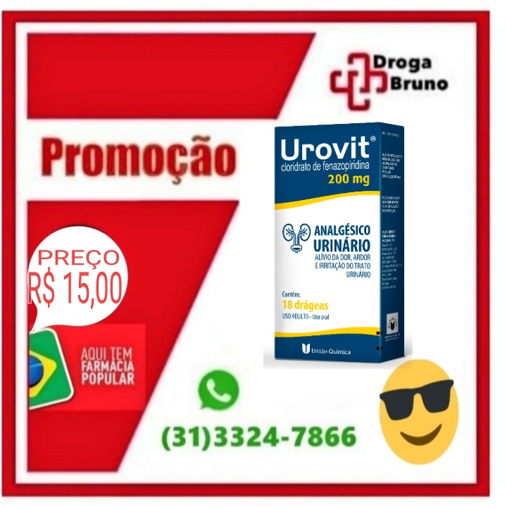 Urovit 200 mg preço