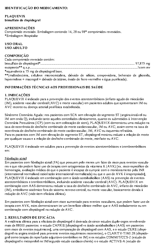 CLOPIDOGREL EMS