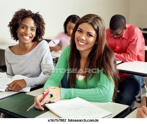 alunos em aula