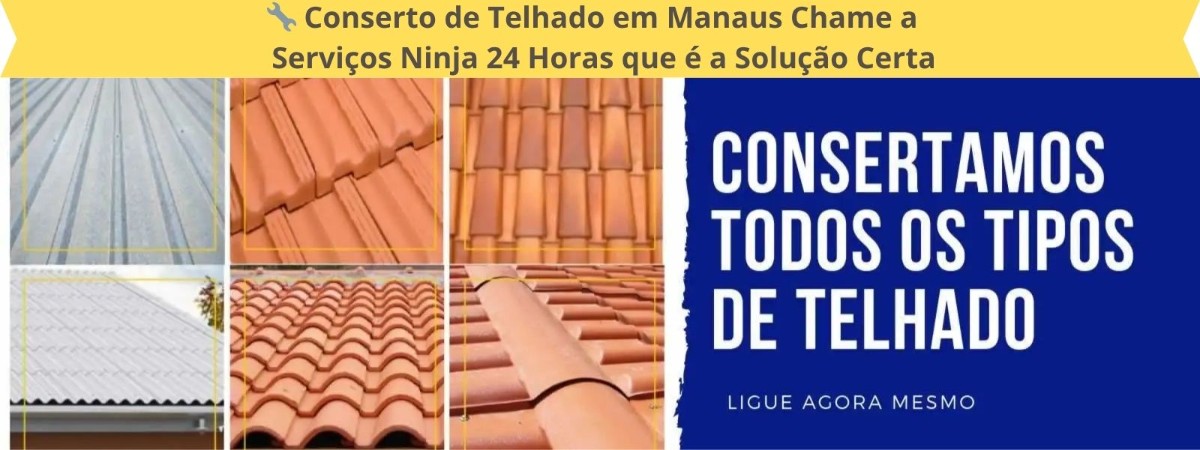 Conserto de Telhado em Manaus 24 Horas Orçamento Grátis  Fale Conosco Agende Uma Visita!