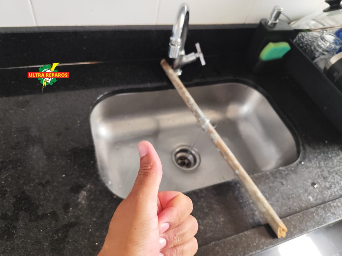 Troca de torneira de cozinha conclu&iacute;da em Sorocaba