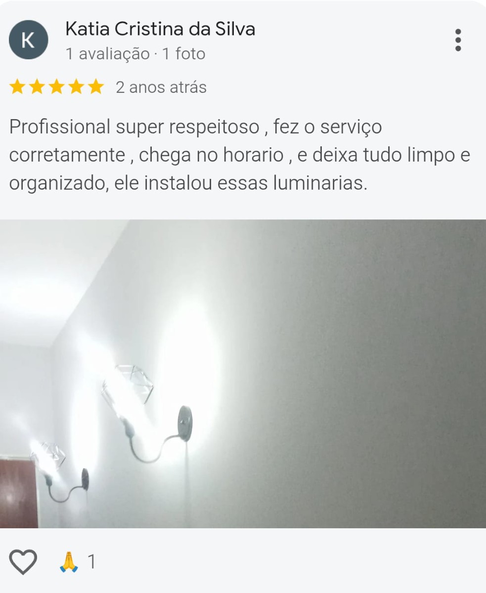 Avalia&ccedil;&atilde;o positiva de Katia Cristina