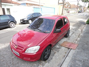 Celta Life 2008 vermelho Flexpower 1.0