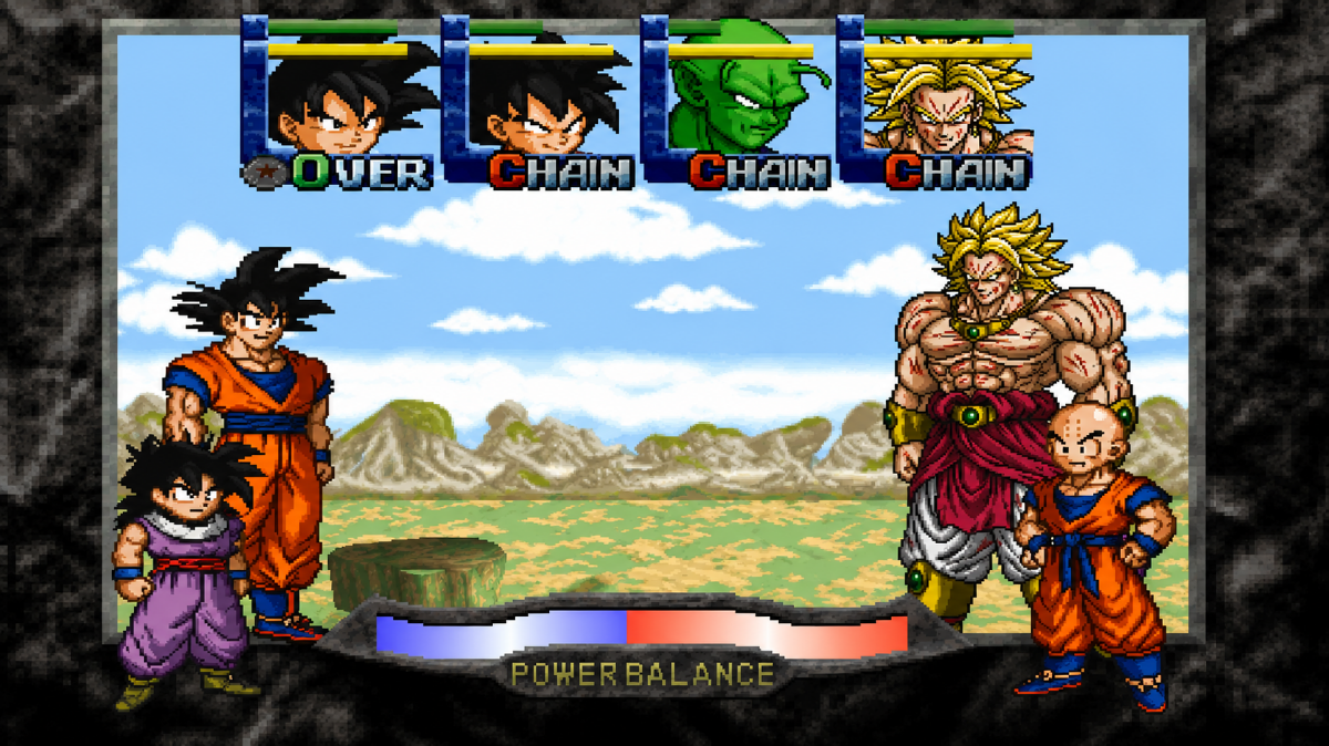 DRAGON BALL Z LEGENDS MENU