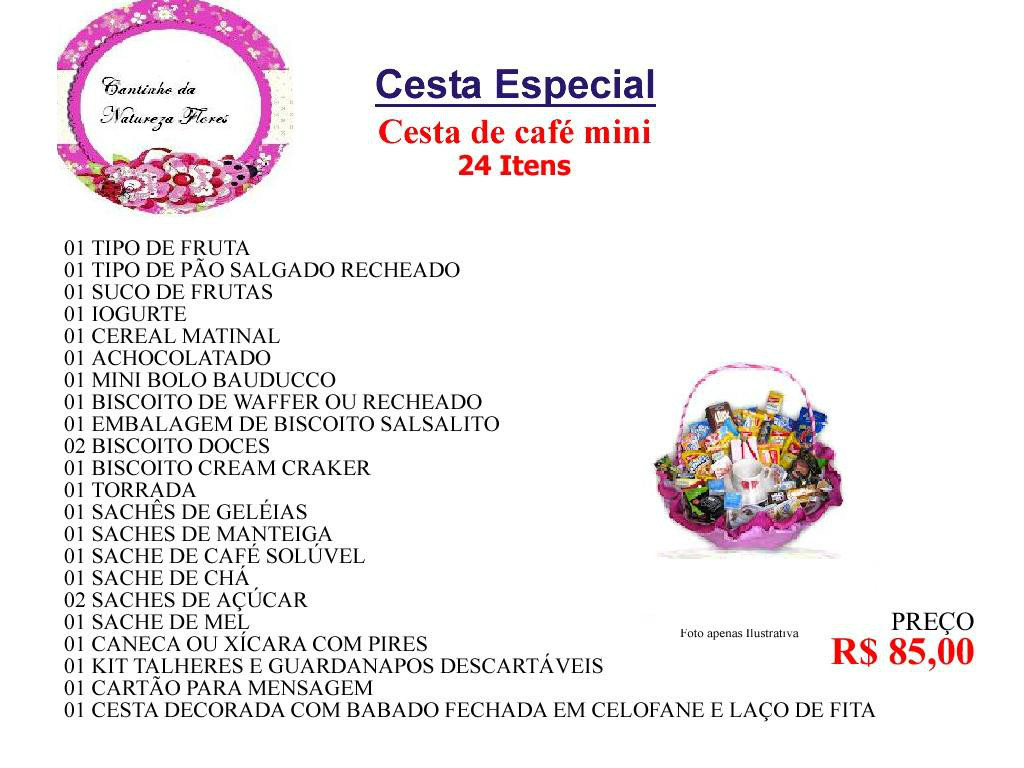 Mini café da manhã