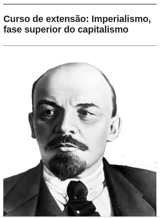 Curso de Extensão Imperialismo