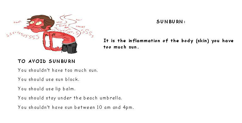 sunburn