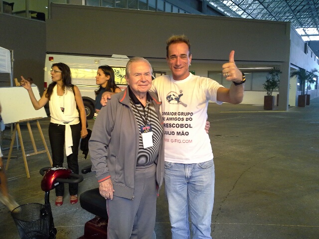 Julio c/pai do Arnord Swasneger