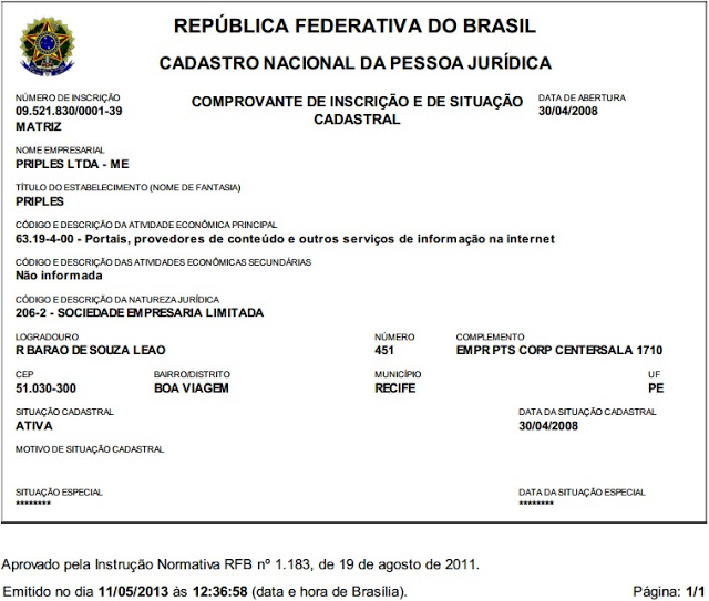 CNPJ PRIPLES - CONHEÇA A MELHOR EMPRESA PARA TRABALHAR NA WEB APARTIR DE CASA, CONTRATO DE DIVULGAÇÃO DE ANUNCIOS