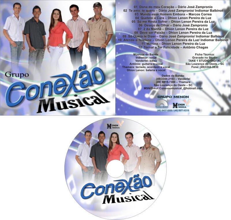 1ª capa do CD do Grupo