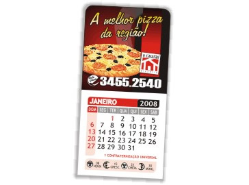 IMÃ COM CALENDARIO