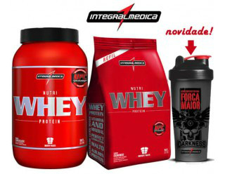 Combo Nutri Whey Protein 907g + Refil + Coqueteleira - Integralmédica