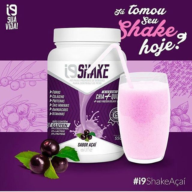 shakes em diversos sabores. Shake sabor AÇAÍ