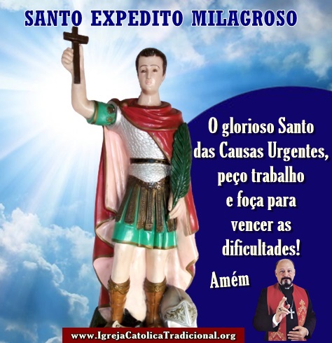 Missa a Santo Expedito Milagroso
