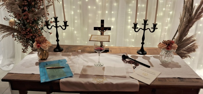 Sagrado Altar de Casamento