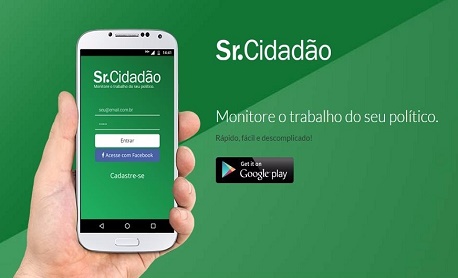 Conheça “Sr. Cidadão” um aplicativo para você monitorar políticos brasileiros em tempo real