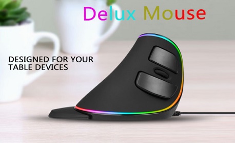 Conheça “Delux” um mouse vertical que promete ser ideal para protege seu pulso