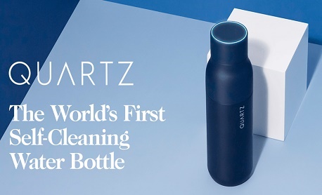 Conheça “QUARTZ” uma garrafa hi-tech que é reutilizável, recarregável e autolimpante!