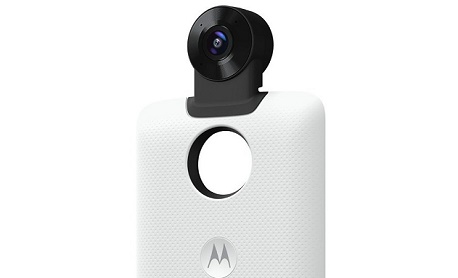 Fabricante Motorola revelou um novo “MotoMod de câmera 360°”
