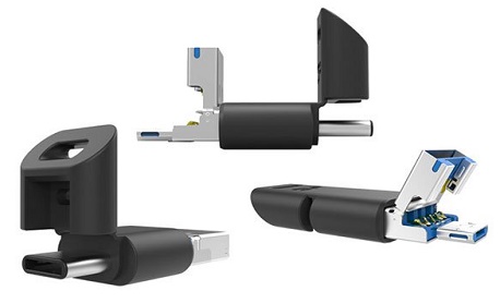 Conheça “Mobile C50” um pendrive que vem com conexões USB-A, USB-C e micro USB