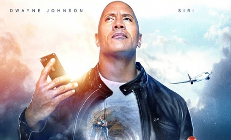 Ator “The Rock” aparece em video promocional da assistente Siri da Apple