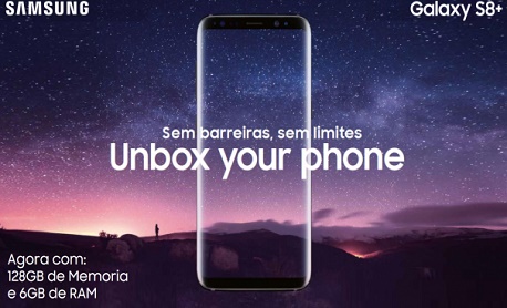 Versão Premium do “Samsung Galaxy S8” vai chegar ao Brasil em breve