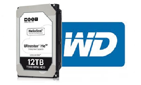 A fabricante “Western Digital” lançou um HD com 12 TB de armazenamento