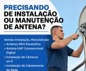instalação e manutenção de antenas Rio de Janeiro