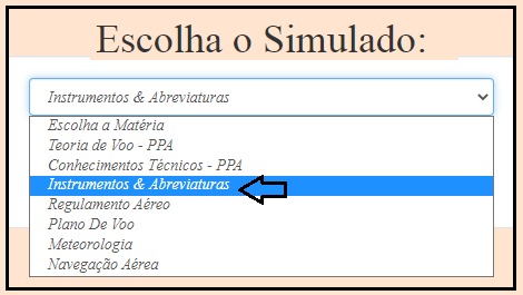 Instrumentos e abreviaturas 