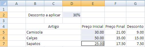 Exercício Excel